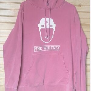 Barstool Sports Pink Whitney Garment Dyed Pink Hoodie Sweatshirt Men's M